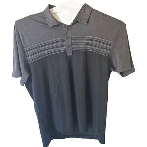 Travis Mathew Golf Polo Shirt Men's XXL 2XL Black Short Sleeve Casual Performanc
